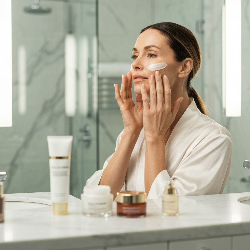 Anti-aging skincare consultation